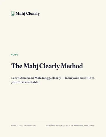 The Mahj Clearly Method guide, cover