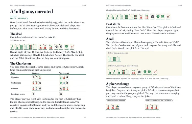 Guide pages: a full game, narrated